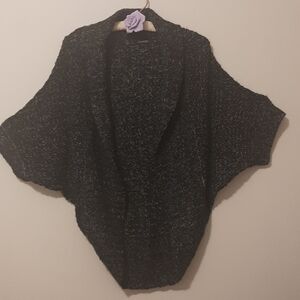 George Women's Charcoal Poncho Sweater small